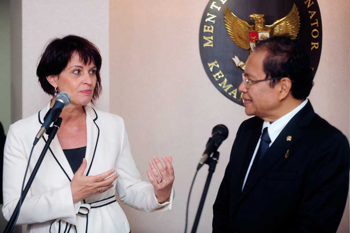 Menko Maritim Terima Kunjungan Wapres Swiss