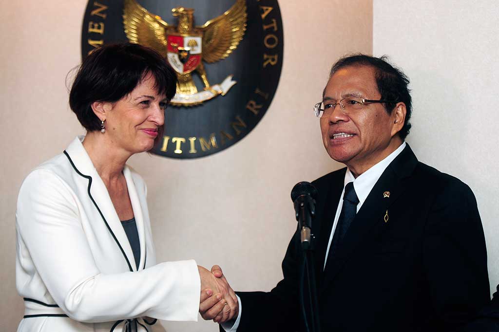 Menko Maritim Terima Kunjungan Wapres Swiss