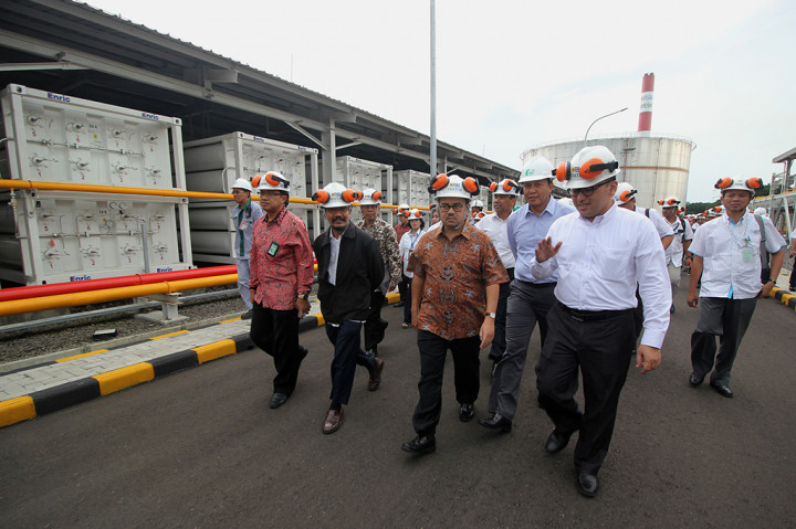 Sudirman Said Tinjau PLTGU Gresik