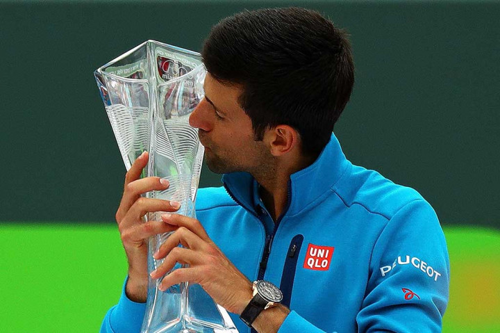 Catatan kegagalan Djokovic pada 2016 hanya pada Qatar saat dia tumbang pada putaran perempat final karena infeksi mata.