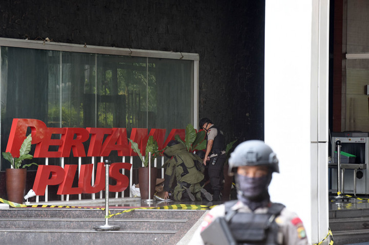 Tim Gegana Periksa Benda Mencurigakan di Kantor Pertamina