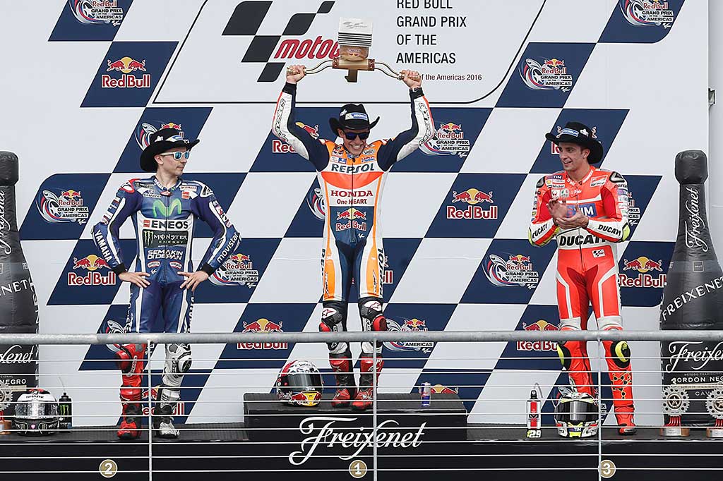Marc Marquez Kembali Juarai MotoGP Austin