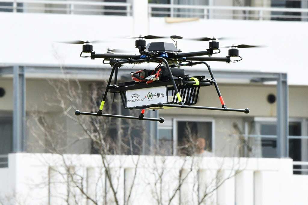 Kota Chiba Kembangkan Drone untuk Kirim Paket