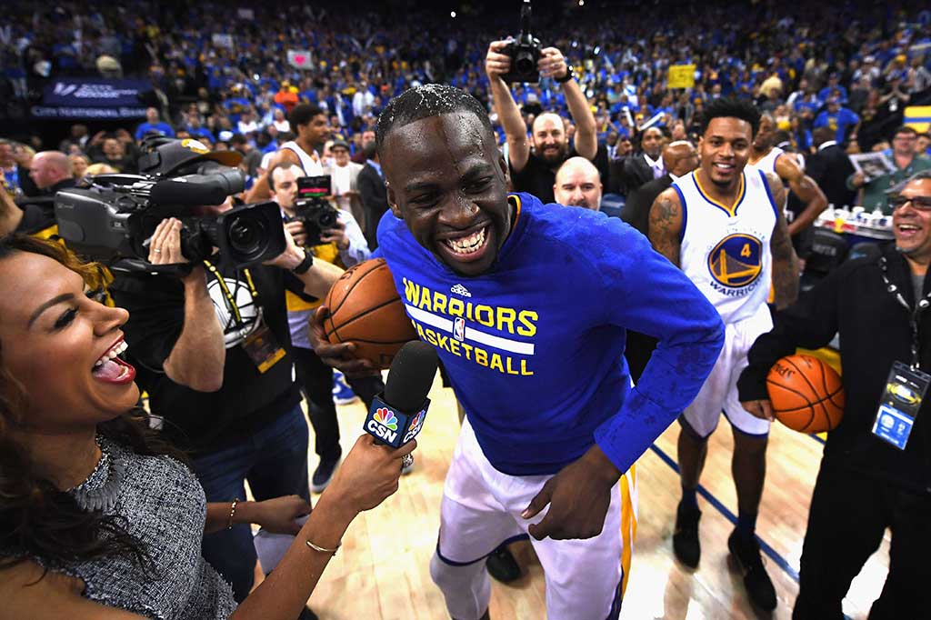 Draymond Green mengemas 11 poin, sembilan rebound dan tujuh assist.