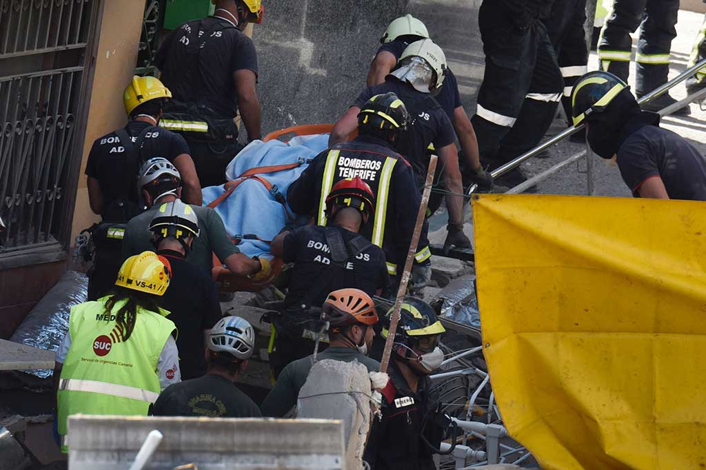 Satu Tewas, Sembilan Hilang akibat Bangunan Runtuh di Tenerife