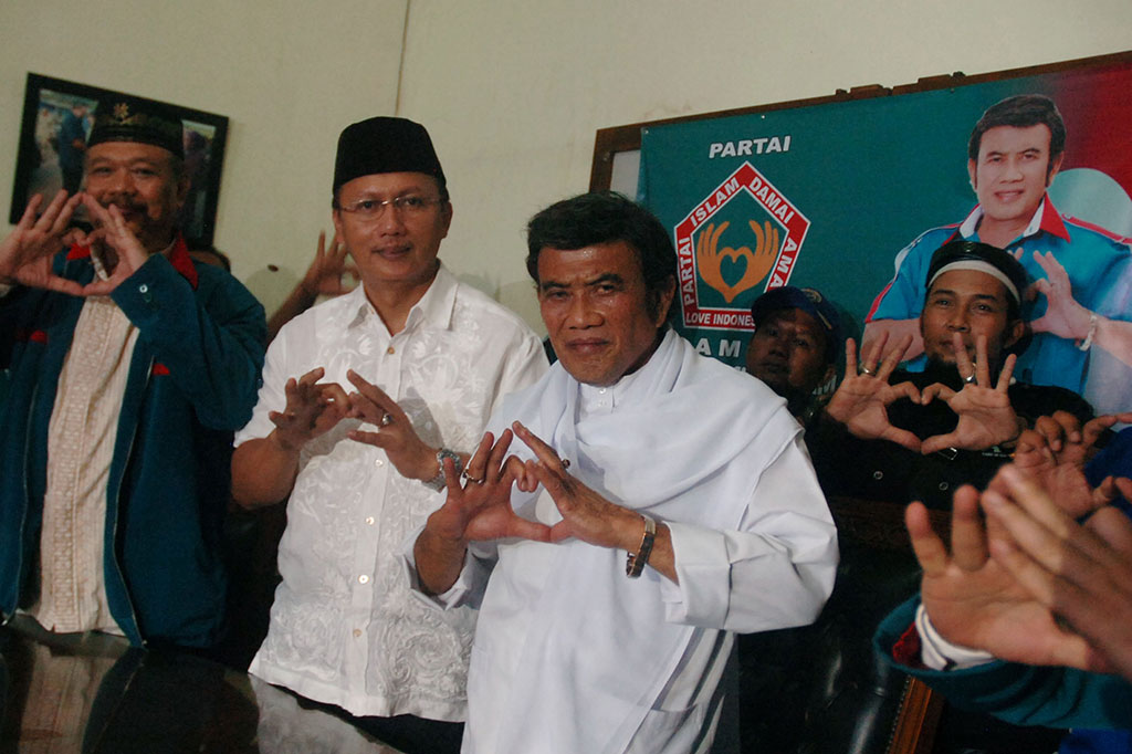 Rhoma Irama Resmikan Kantor DPC Partai Idaman di Tasikmalaya