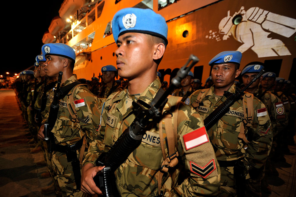 604 Pasukan TNI Konga XXXV-A/Unamid Tiba di Makassar