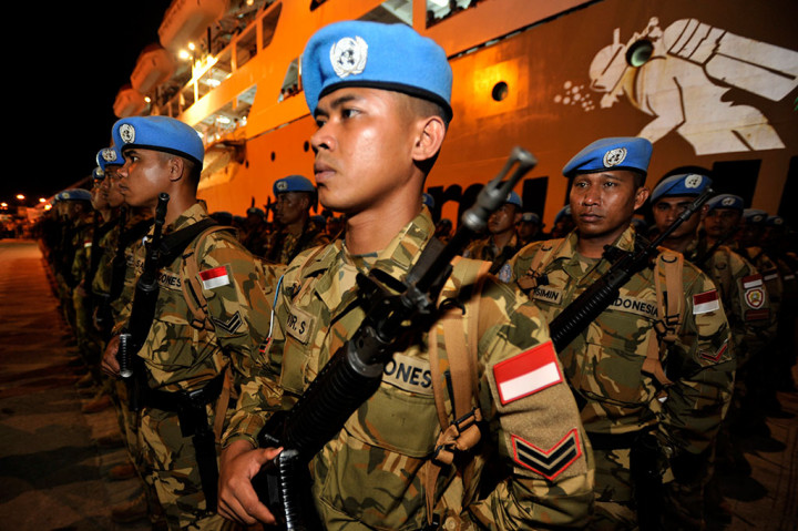 604 Pasukan TNI Konga XXXV-A/Unamid Tiba di Makassar