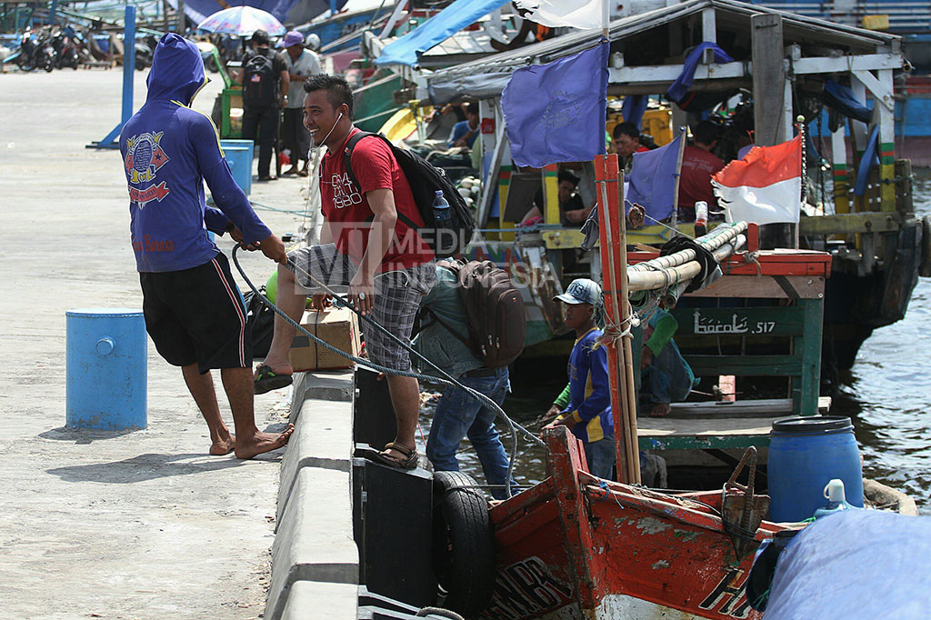 Sejumlah Nelayan Muara Angke Alih Profesi