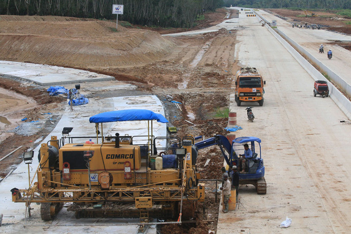 Pembangunan Jalan Tol Bakauheni-Terbanggi Besar Capai 8 Km