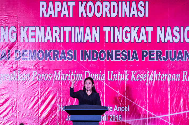 Menteri Puan Buka Rakornas Bidang Kemaritiman PDIP