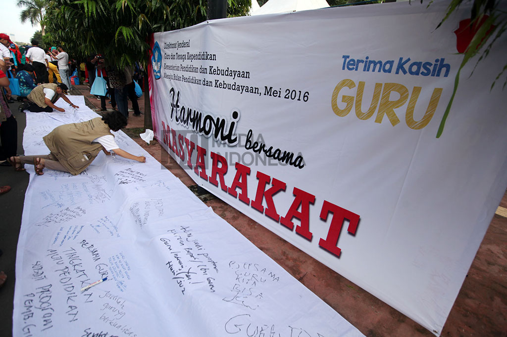 Anies Baswedan Hadiri Peluncuran Hardiknas