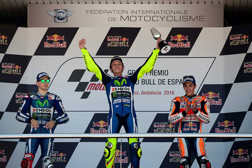 Rossi Kampiun di MotoGP Spanyol