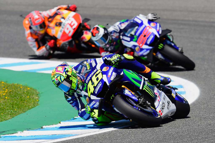 Rossi Kampiun di MotoGP Spanyol