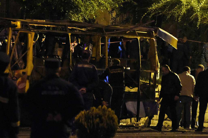 Satu Tewas Akibat Ledakan Bus di Armenia