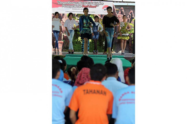 Napi Lapas Banyuwangi Ikuti Peragaan Busana