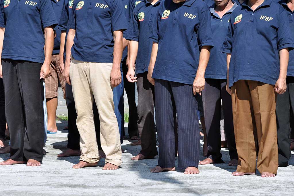 Warga Binaan Ikuti Apel Anti Narkoba