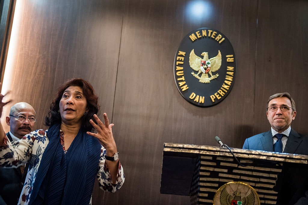 Menteri Susi Serahkan Bukti kepada Argentina