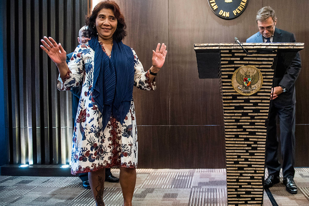 Menteri Susi Serahkan Bukti kepada Argentina