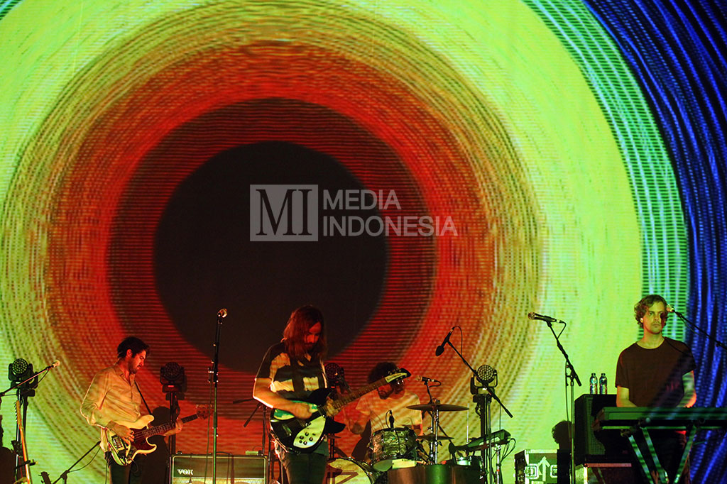 Konser Tame Impala di Jakarta Memukau Penonton