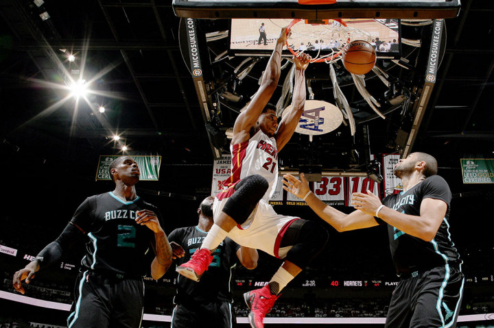 Hassan Whiteside menambah sepuluh angka, 12 rebound, dan lima block.