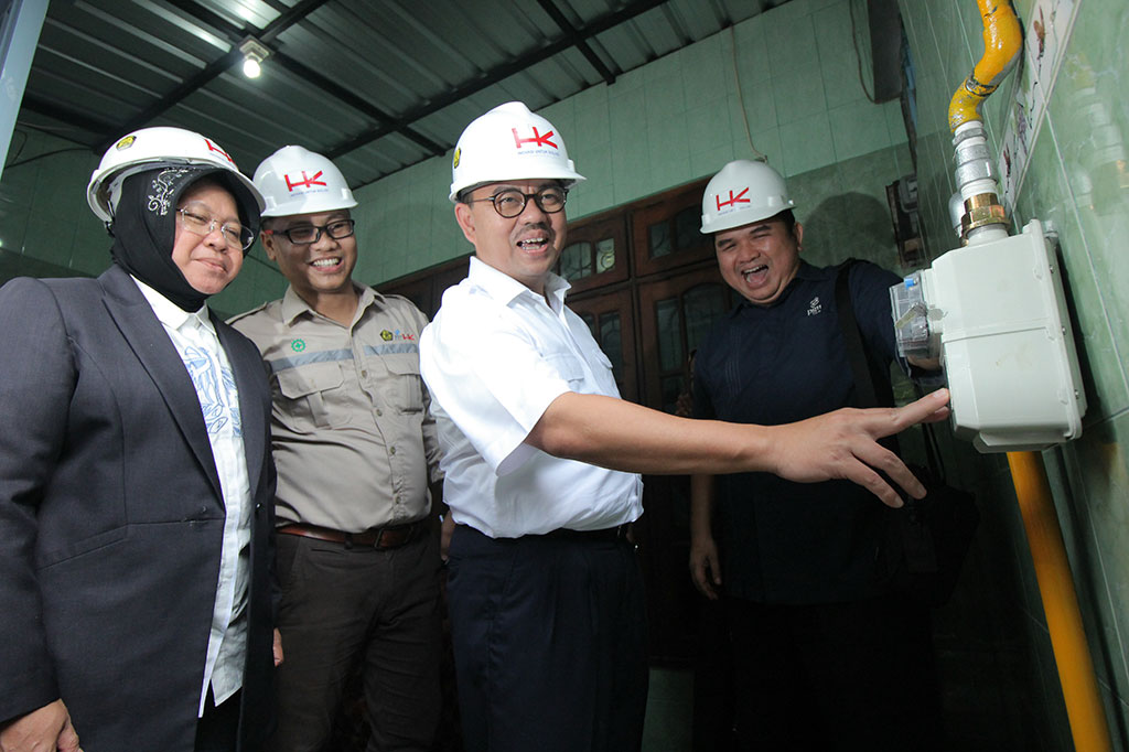 Peresmian dan Groundbreaking Jaringan Gas di Surabaya