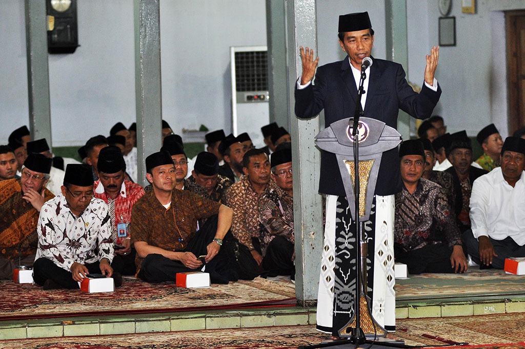 Jokowi Peringati Isra Miraj di Magelang