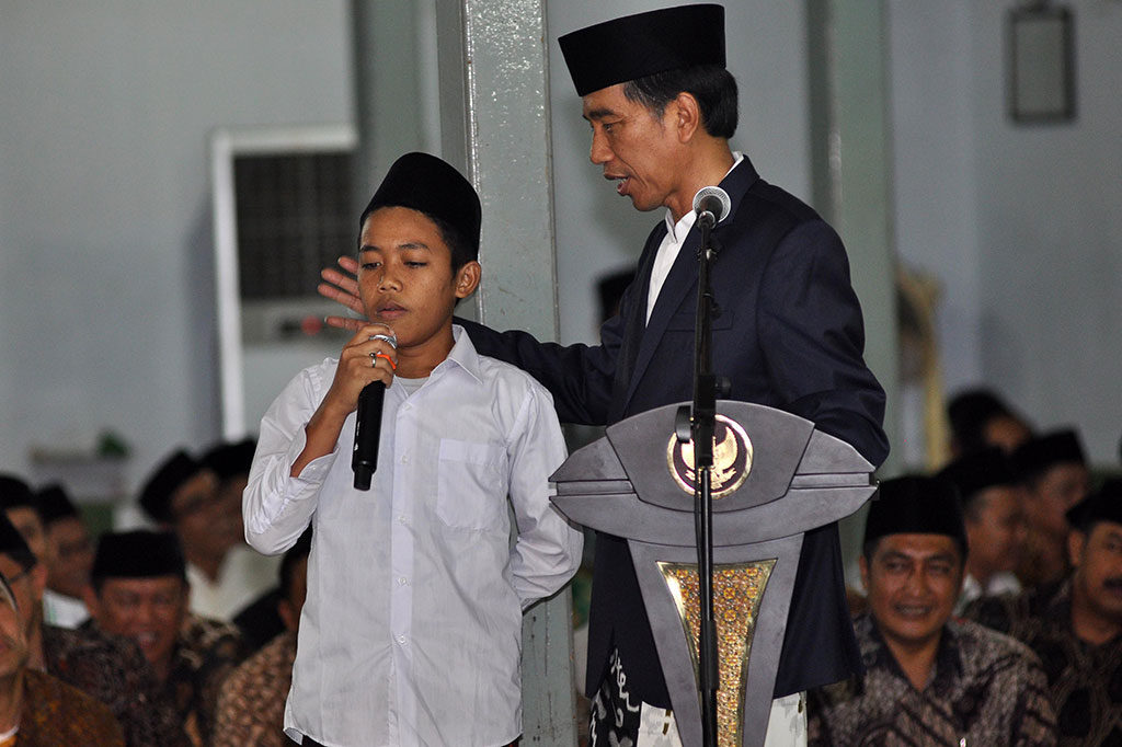 Jokowi Peringati Isra Miraj di Magelang