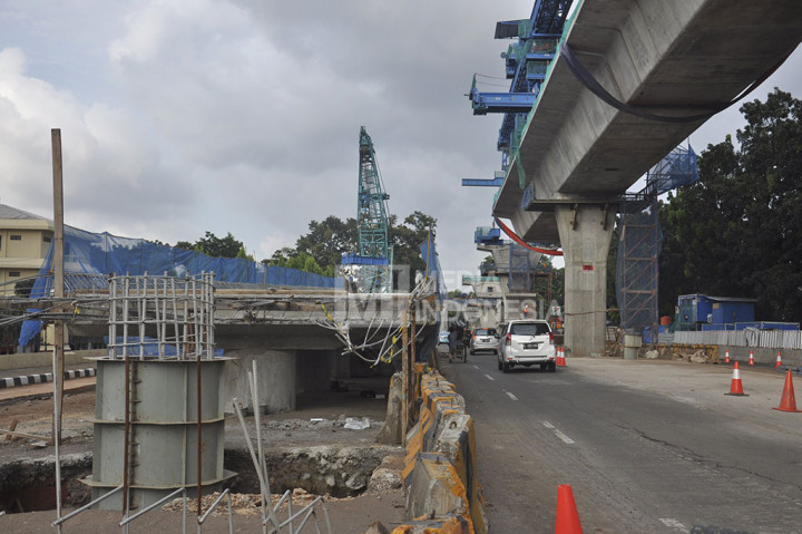 Pembangunan Jalan Layang Ciledug-Tendean Masuki Struktur Atas