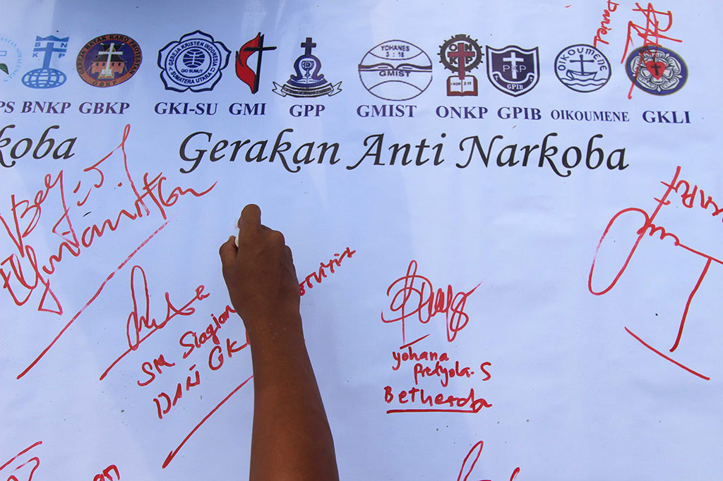 Deklarasi Gerakan Anti Narkoba di Medan