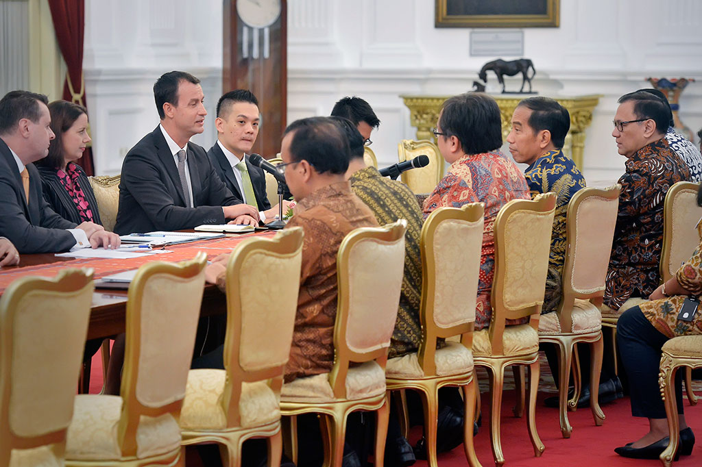 Presiden Terima Kunjungan Kehormatan Delegasi S&P