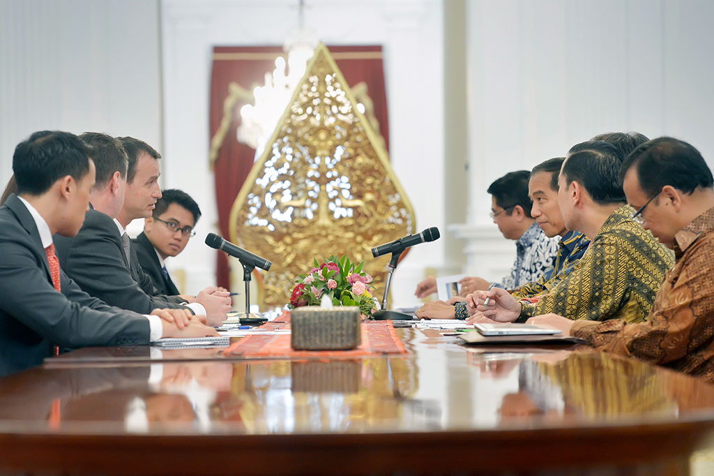 Presiden Terima Kunjungan Kehormatan Delegasi S&P