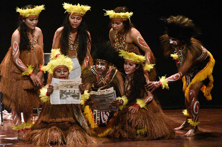 Sanggar Honai Pentaskan Papua Zoom Indonesia