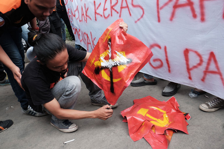 SAPMA PP Gelar Aksi Tolak Gerakan Komunis