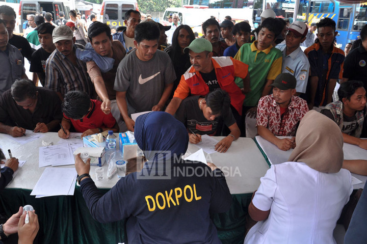 Aparat Gelar Operasi Pekat Jaya di Terminal Kampung Rambutan
