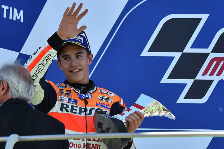 Sementara itu Marquez di peringkat kedua dengan 105 poin.