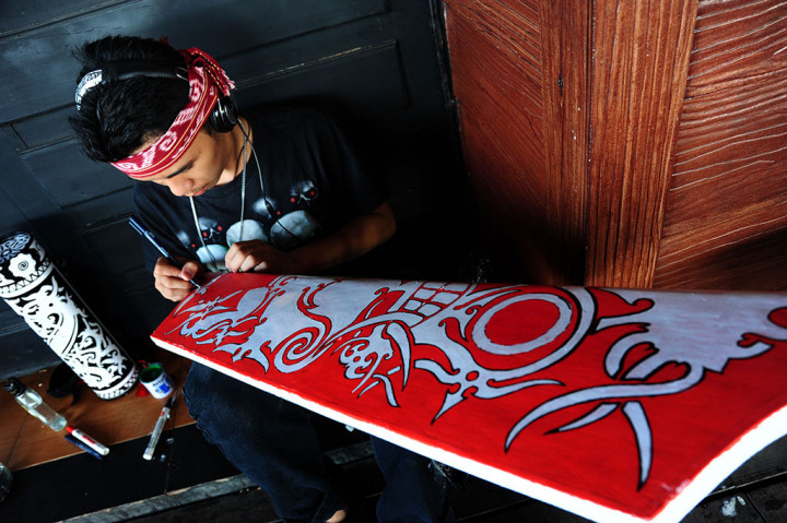 Lomba Lukis Perisai Peringati Pekan Gawe Dayak ke-31