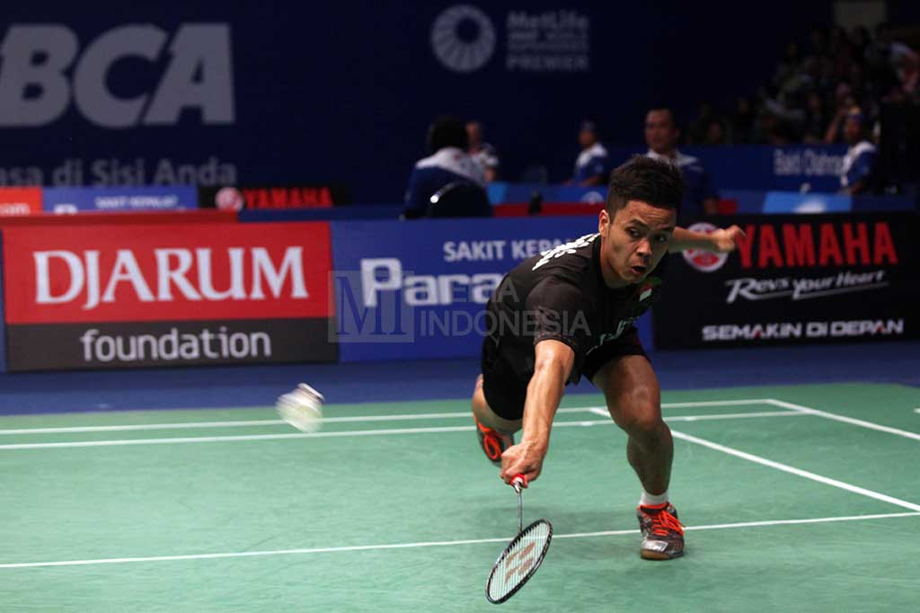 Ginting Gagal Balas Kekalahan Atas Jorgensen