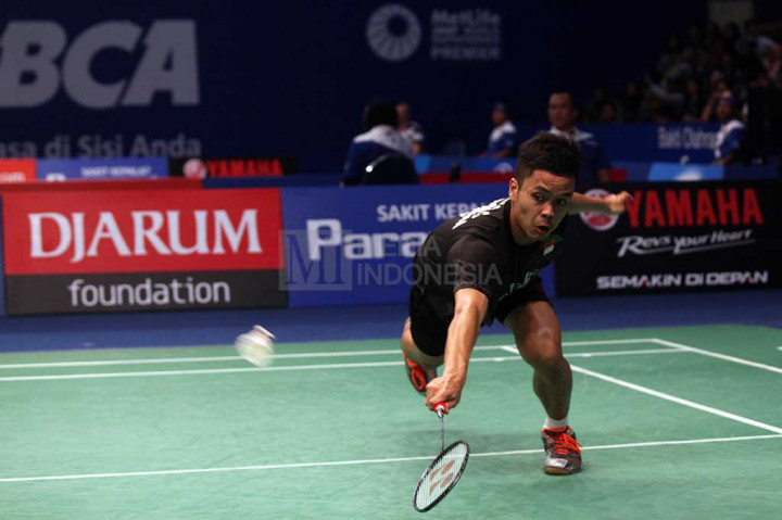 Ginting Gagal Balas Kekalahan Atas Jorgensen