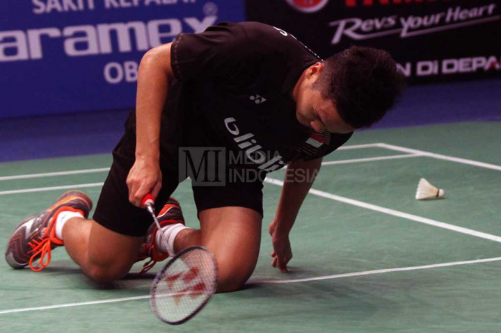 Ginting Gagal Balas Kekalahan Atas Jorgensen