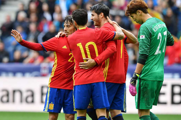 Spanyol Hempaskan Korsel 6-1