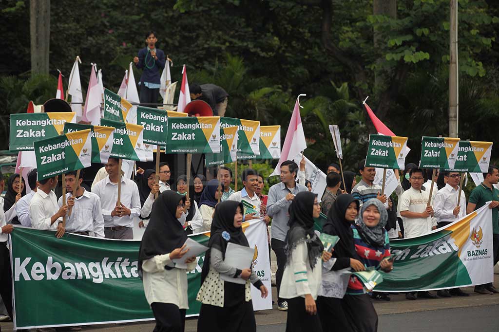 Relawan Gelar Aksi 'Kebangkitan Zakat'