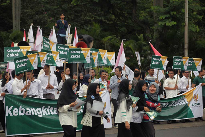 Relawan Gelar Aksi 'Kebangkitan Zakat'