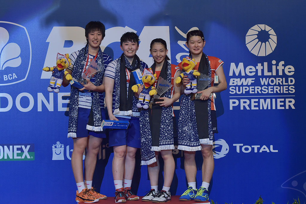 Ganda Putri Jepang Juara Indonesia Terbuka