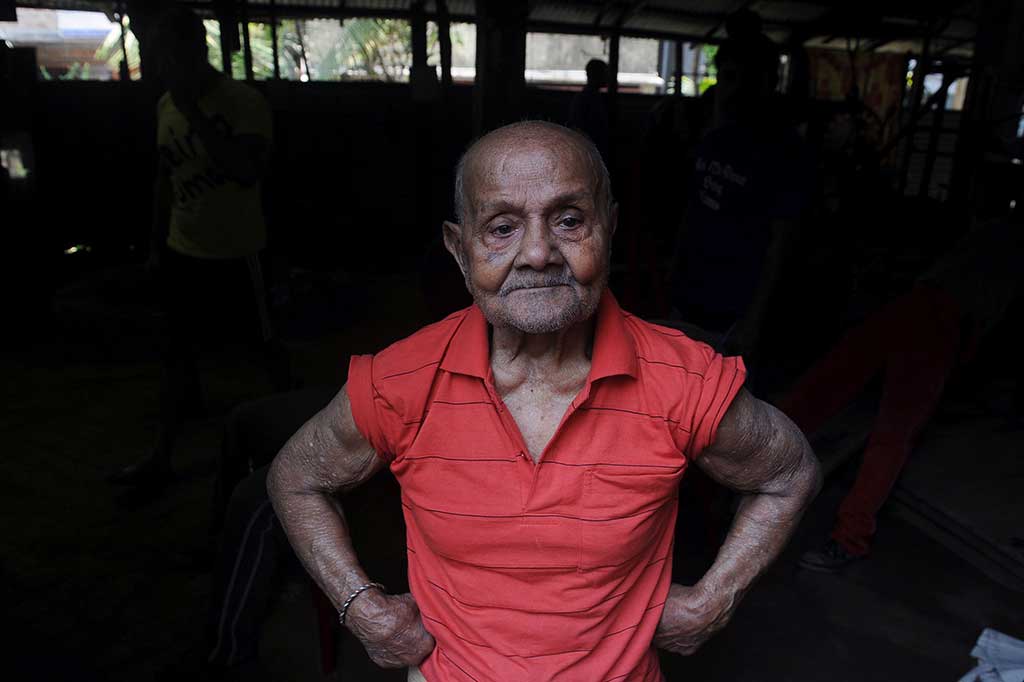Aich mendapat julukan 'Pochet Hercules' karena perawakannya yang kecil dengan tinggi hanya 1,5 meter.