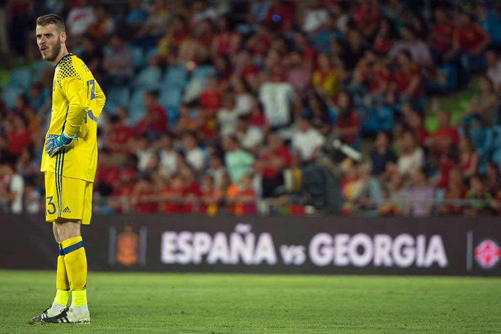 Kiper Spanyol David de Gea kecewa dengan kekalahan timnya.