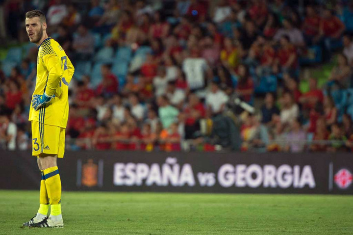 Kiper Spanyol David de Gea kecewa dengan kekalahan timnya.