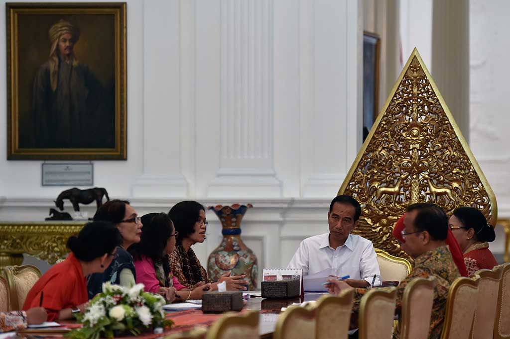 Pertemuan tersebut membahas draft Rancangan Undang-Undang tentang Penghapusan Kekerasan Seksual setelah diputuskan masuk Prolegnas Prioritas di DPR.