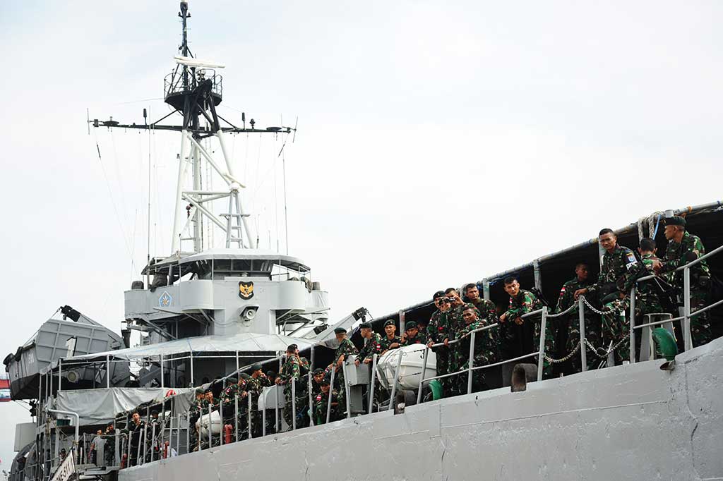 Pasukan Yonif 641/Raider Diberangkatkan ke Perbatasan Timor Leste