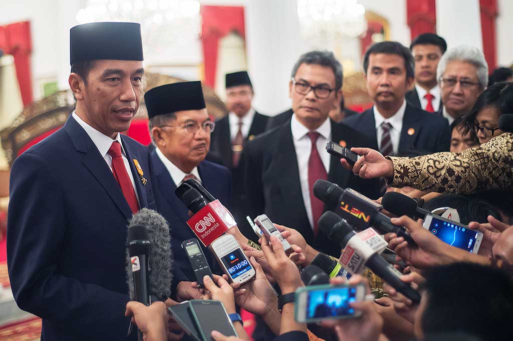 Presiden menyebutkan tiga jenis pidana yang perlu mendapatkan atensi yakni narkoba, terorisme, dan korupsi.